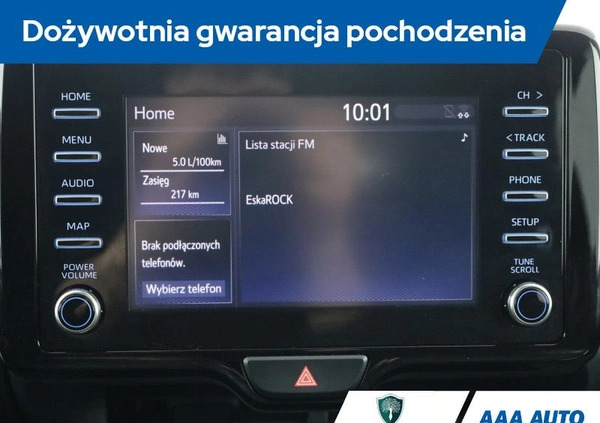 Toyota Yaris cena 78000 przebieg: 99159, rok produkcji 2021 z Bodzentyn małe 211